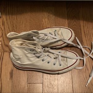 White high top converse